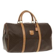 Pre-owned Leather travel-bags Celine Vintage , Brown , Dames