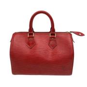 Pre-owned Leather louis-vuitton-bags Louis Vuitton Vintage , Red , Dam...