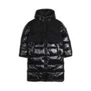 Puffer Wind Coats Munich , Black , Dames