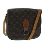 Pre-owned Canvas louis-vuitton-bags Louis Vuitton Vintage , Brown , Da...