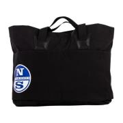 Grote strandtas voor vrouwen North Sails , Black , Dames