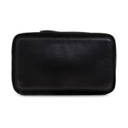 Leren cosmetische tas Giorgio Armani , Black , Heren