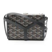 Pre-owned Canvas shoulder-bags Goyard Vintage , Black , Dames