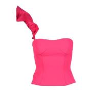 Elegante Top met Polyester en Elastaan Pinko , Pink , Dames