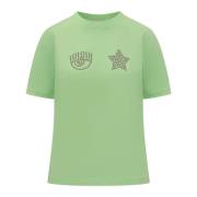 T-Shirts Chiara Ferragni Collection , Green , Dames