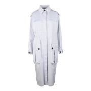 Elegant buitenkleding met polyester mix Patrizia Pepe , White , Dames