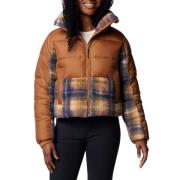 Sherpa Hybrid Winterjas Columbia , Brown , Dames