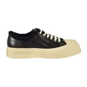 Leren Rubberen Zoolschoenen Marni , Black , Heren