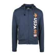 Blauwe Sweatshirt voor Mannen U.s. Polo Assn. , Blue , Heren