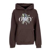 Vogel Old School Hoodie Pullover Obey , Brown , Dames