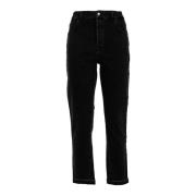 Enkel Detail Dames Jeans Liu Jo , Black , Dames