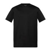 T-shirt met logo Giorgio Armani , Black , Heren