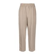 Zwarte Broek Brunello Cucinelli , Beige , Dames