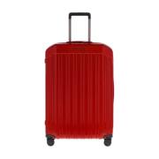 Rode Accessoires Trolley met TSA-slot Piquadro , Red , Heren