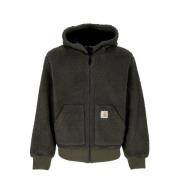 Sherpa Hooded Actieve Voering Jas Carhartt Wip , Green , Heren