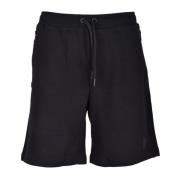 Katoenen Bermuda Shorts Outhere , Black , Heren