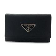 Pre-owned Nylon wallets Prada Vintage , Black , Dames