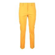 Elegante Viscose Blend Broek Liviana Conti , Yellow , Dames