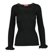 Stijlvolle Gebreide Top Max & Co , Black , Dames