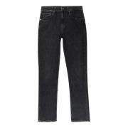 Zwarte Slim Tapered Broek 7 For All Mankind , Black , Heren