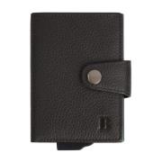 Leren Creditcardhouder Boggi Milano , Brown , Heren