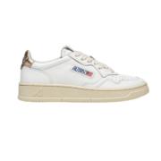 Witte Leren Tennissneaker Autry , Gray , Heren