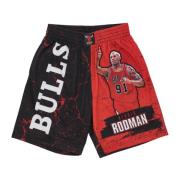 NBA Burst Mesh Basketbalshorts Mitchell & Ness , Multicolor , Heren