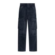 Jeans D-Pot-Cargo L.32 Diesel , Gray , Dames