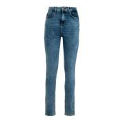 Hoge Taille Skinny Jeans Liu Jo , Blue , Dames