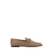 Stijlvolle Mud Leren Loafers Tod's , Brown , Dames