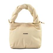 Beige Handtas met Handtekening Stofzak Vic Matié , Beige , Dames