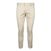 Katoen Elastaan Broek Entre amis , Beige , Heren