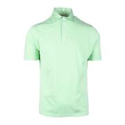 Katoenen Polo Shirt Filippo De Laurentiis , Green , Heren