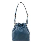 Pre-owned Fabric shoulder-bags Louis Vuitton Vintage , Blue , Dames