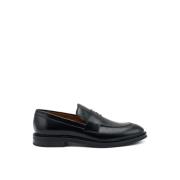 Leren Mocassin met Rubberen Zool Frau , Black , Dames