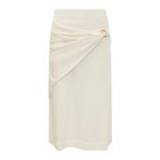 ROK - Gonne Jil Sander , White , Dames