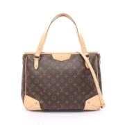 Pre-owned Canvas totes Louis Vuitton Vintage , Brown , Dames