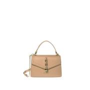 Schoudertas - Groot Array Love Moschino , Beige , Dames