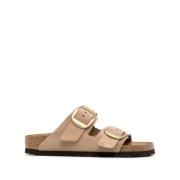 Beige Sandalen voor Zomer Outfits Birkenstock , Beige , Dames