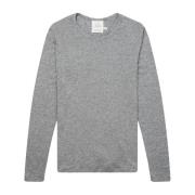 Grijze Longsleeve T-shirt Munthe , Gray , Dames