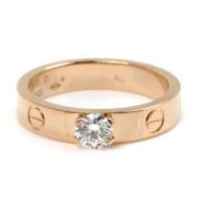 Pre-owned Rose Gold rings Cartier Vintage , Pink , Dames