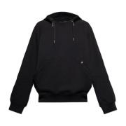 Sweatshirt met afneembare capuchon Helmut Lang , Black , Heren