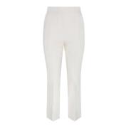 Witte Broek Stijlvol Modieus Max Mara , White , Dames