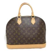 Pre-owned Canvas handbags Louis Vuitton Vintage , Brown , Dames