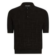 Nero Polo Shirt Klassieke Stijl Dolce & Gabbana , Black , Heren