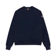 Blauwe Crew Neck Sweatshirt Millerighe Colmar , Blue , Heren