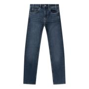 Donkerblauwe Girlfriend Jeans, Relaxte Pasvorm Adriano Goldschmied , B...