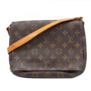 Pre-owned Fabric shoulder-bags Louis Vuitton Vintage , Brown , Dames