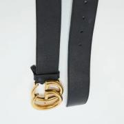 Pre-owned Leather belts Gucci Vintage , Black , Dames