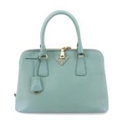 Pre-owned Leather prada-bags Prada Vintage , Blue , Dames